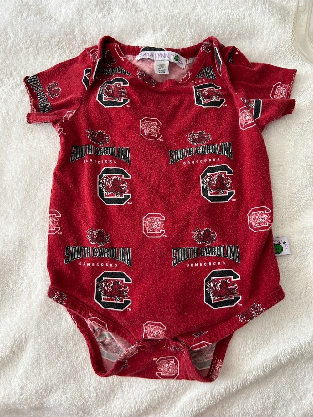 South Carolina Baby Bodysuit One-Piece - Red